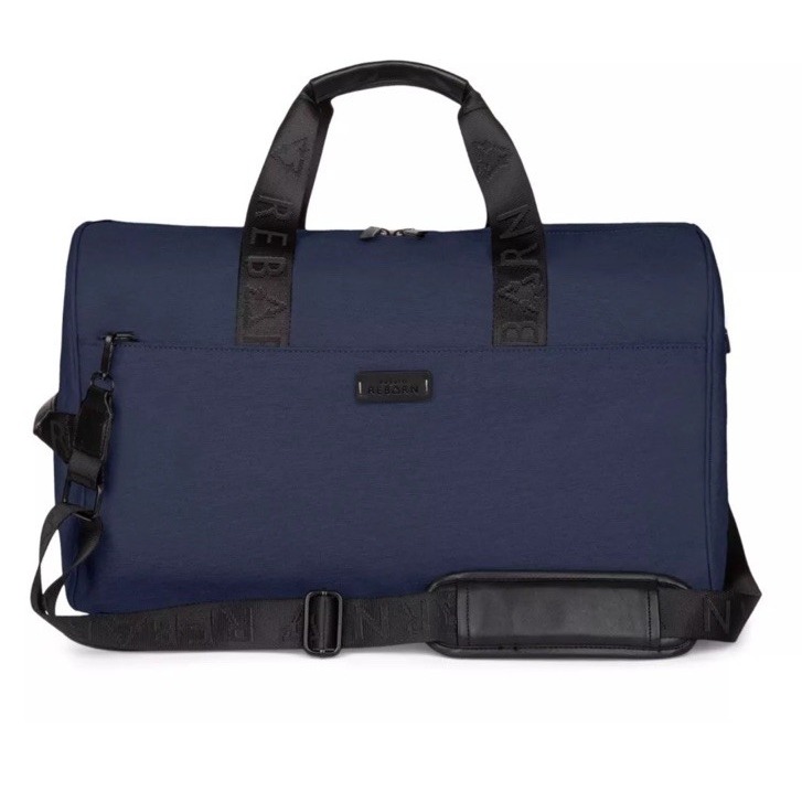 New Bugatti Reborn 2-In-1 Convertible Duffle Bag Backpack Rfid Blocking Navy